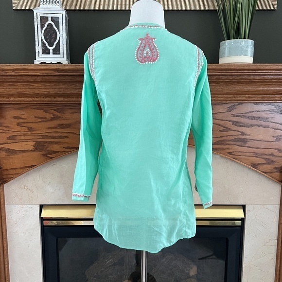 Two Embroidered Bollywood Tunic‎ Tops (Bundle of 2) - Picture 4 of 14